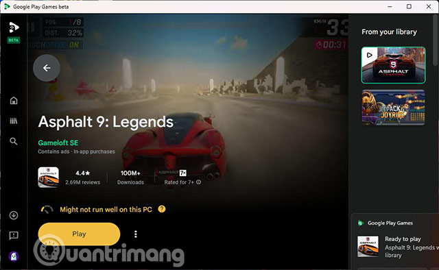 Play Android game does not need to be