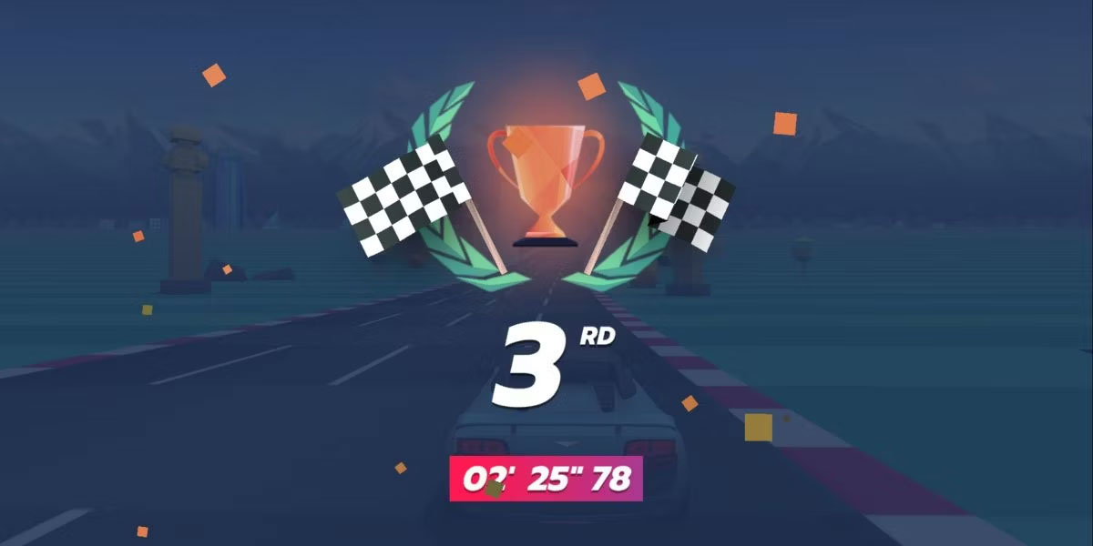 Horizon Chase Turbo is running in Google Play Games